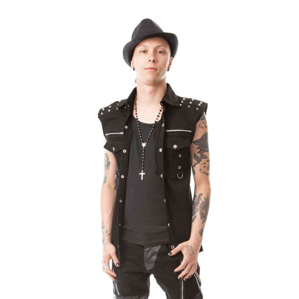 Vixxsin - RONNIE Ärmellose Jacke - Schwarz